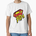 Super Papa Est 2021 Gifts Best Papa T-Shirt - Fun Novelty Design Men Women - T-Shirt, Sweatshirt, Hoodie