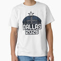 Dallas 2026 Texas Soccer Souvenir V17 T-Shirt - Trendy Graphic Unisex - T-Shirt, Sweatshirt, Hoodie