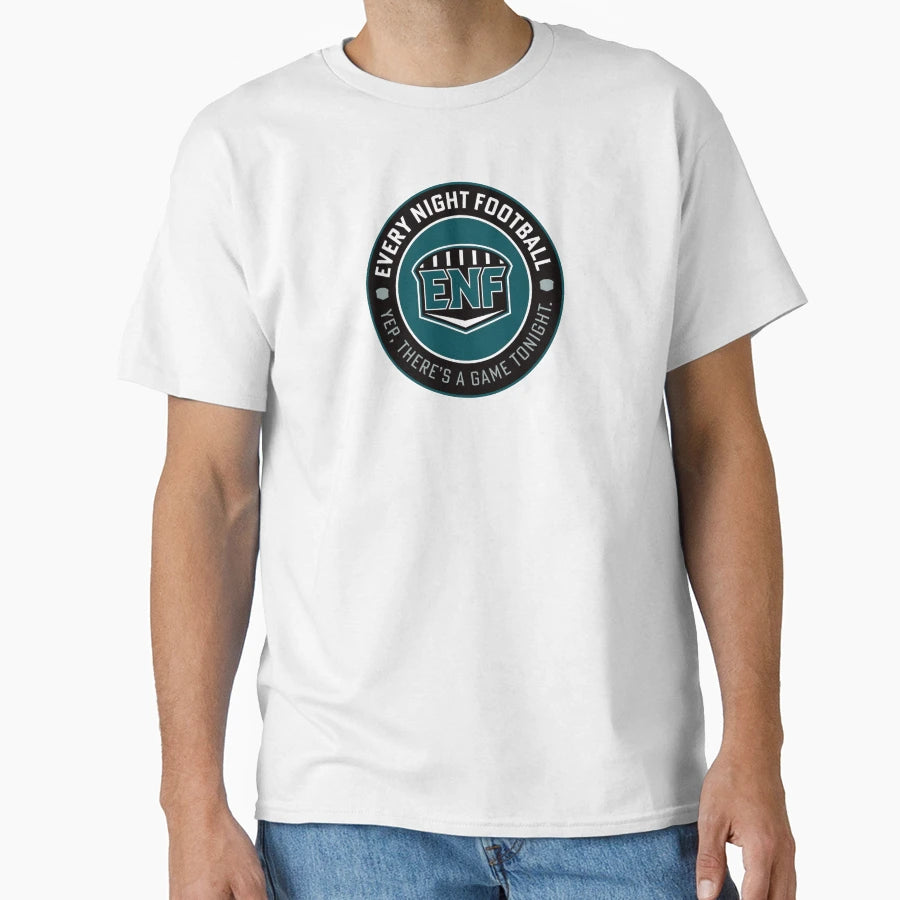 Every Night Football Circular Slogan T-Shirt - Novelty Apparel for Adults - T-Shirt, Sweatshirt, Hoodie