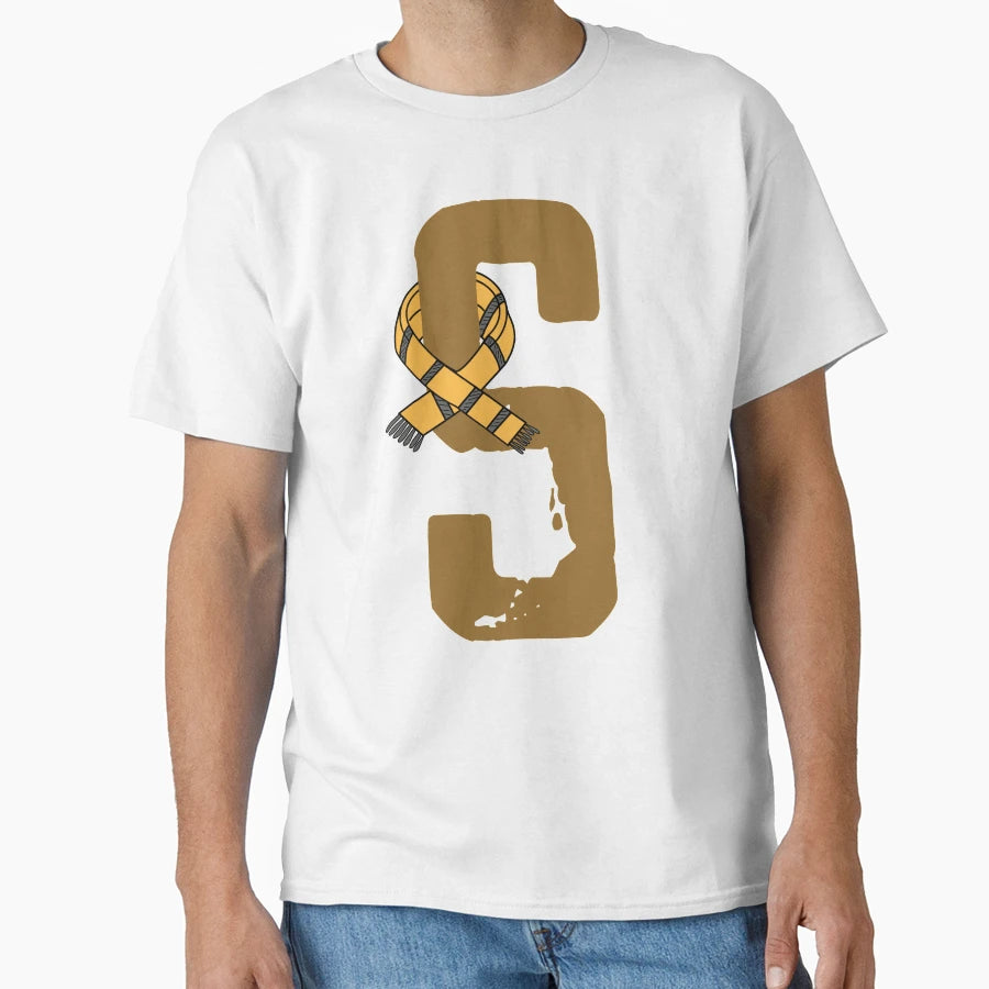 S Letter Magic School Team Badger T-Shirt - Casual Everyday Wear Men Women - T-Shirt, Sweatshirt, Hoodie