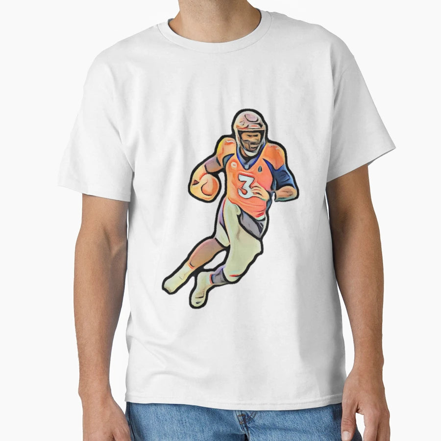 Russell Wilson Denver Quarter Back T-Shirt - Fun Novelty Design Unisex - T-Shirt, Sweatshirt, Hoodie