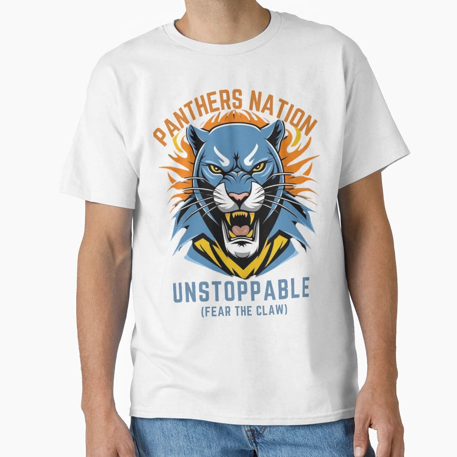 Panthers Nation Unstoppable T-Shirt - Custom Art Print Men Women - T-Shirt, Sweatshirt, Hoodie