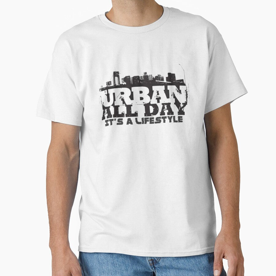 Urban All Day City It's a Lifestyle by binspired2shop - Adult & Kids T-Shirts, Sweatshirts & Hoodies apparel design preview 1