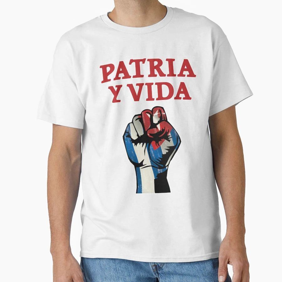 Patria Y Vida T-Shirt - Aesthetic Graphic Men Women - T-Shirt, Sweatshirt, Hoodie