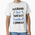 Husband Dad Fantasy Football T-Shirt - Aesthetic Graphic for Adults - T-Shirt, Sweatshirt, Hoodie