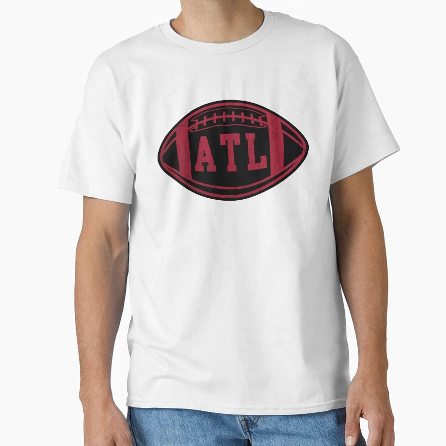 Atlanta Throwback Football T-Shirt - Trendy Graphic for Adults - T-Shirt, Sweatshirt, Hoodie
