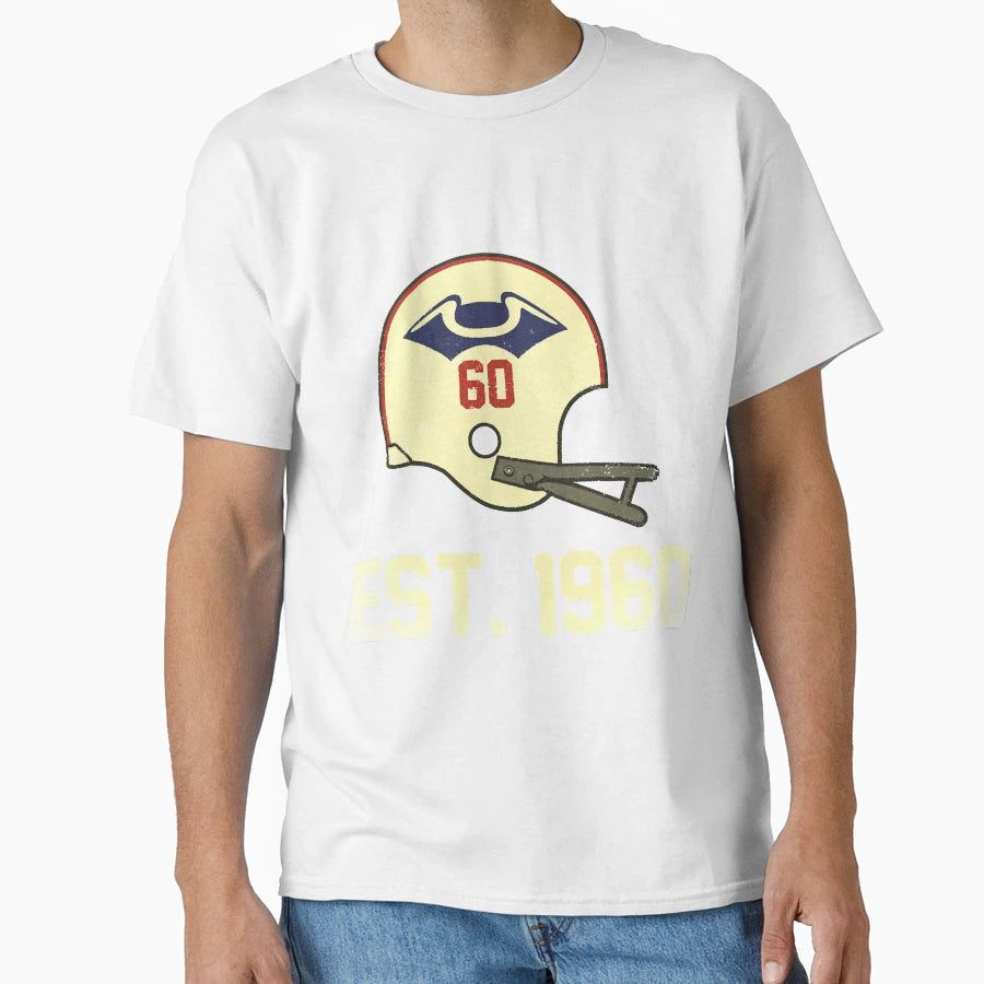 Patriots Est 1960 Distressed T-Shirt - Fun Novelty Design Men Women - T-Shirt, Sweatshirt, Hoodie