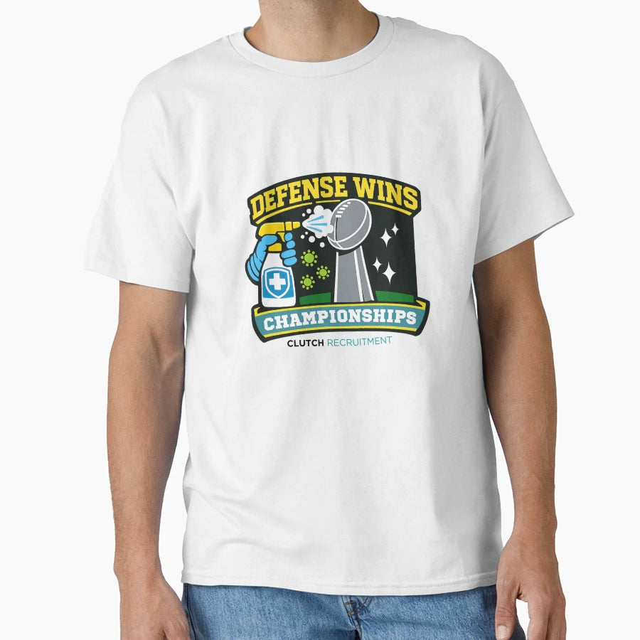 Defense Wins Championships T-Shirt - Custom Art Print Unisex - T-Shirt, Sweatshirt, Hoodie