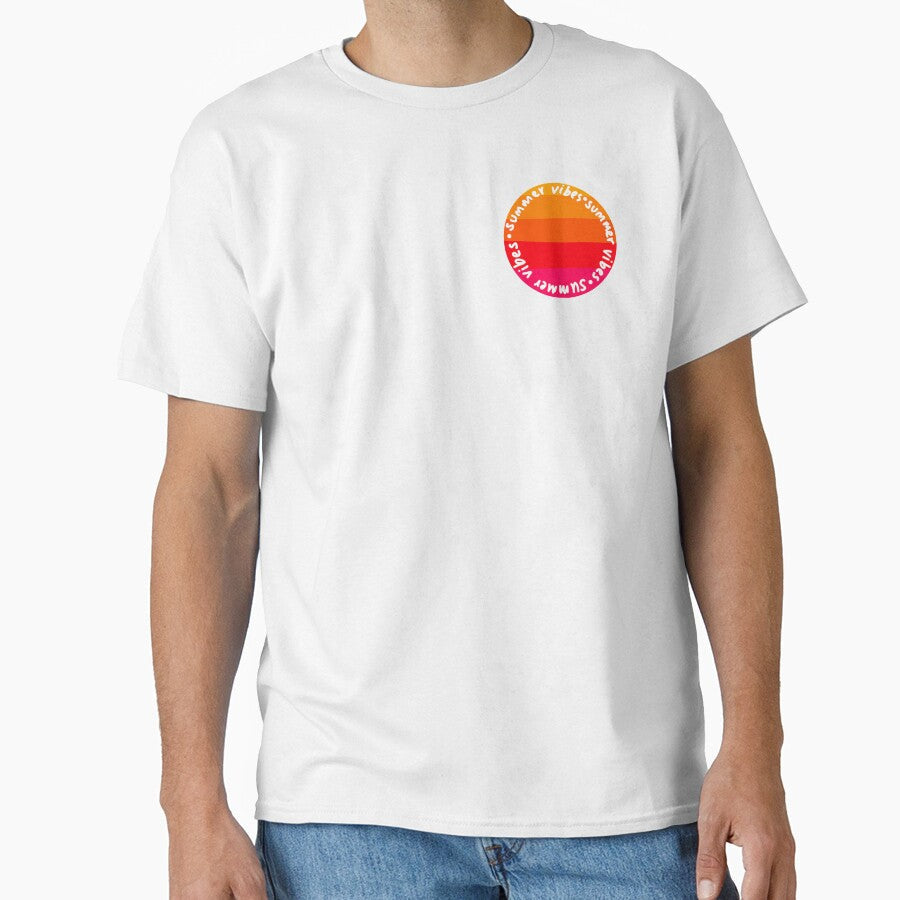 Summer Vibes Gradient Colourful Aesthetic by - Adult & Kids T-Shirts, Sweatshirts & Hoodies apparel design preview 1