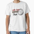 Volleyball Little Sister Biggest Fan T-Shirt - Minimalist Print Unisex - T-Shirt, Sweatshirt, Hoodie