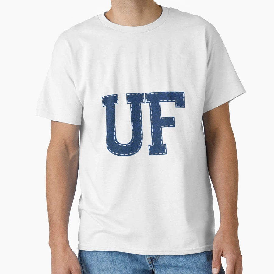 Uf Sewn Blue T-Shirt - Unique Graphic Men Women - T-Shirt, Sweatshirt, Hoodie