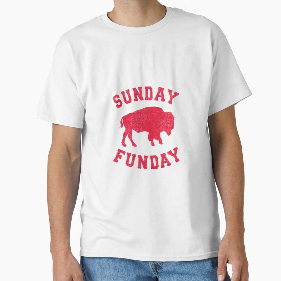 Sunday Funday 716 Buffalo New York Bflo T-Shirt - Aesthetic Graphic Unisex - T-Shirt, Sweatshirt, Hoodie