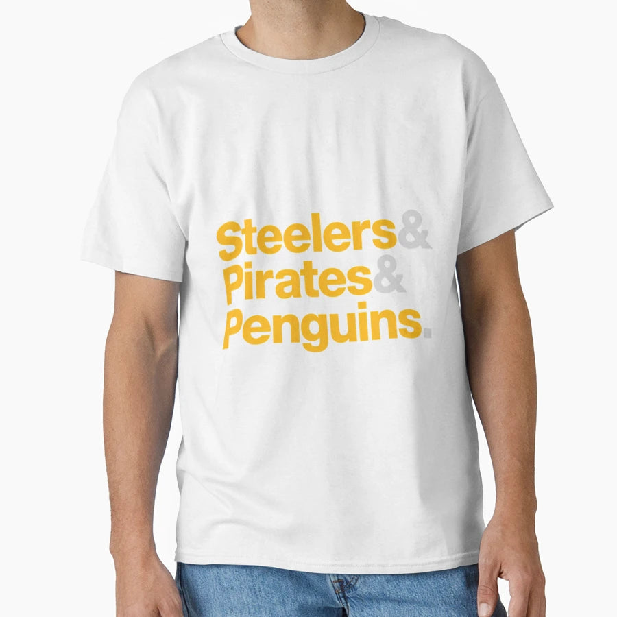 Pittsburgh Sports Teams 412 T-Shirt - Custom Art Print Men Women - T-Shirt, Sweatshirt, Hoodie