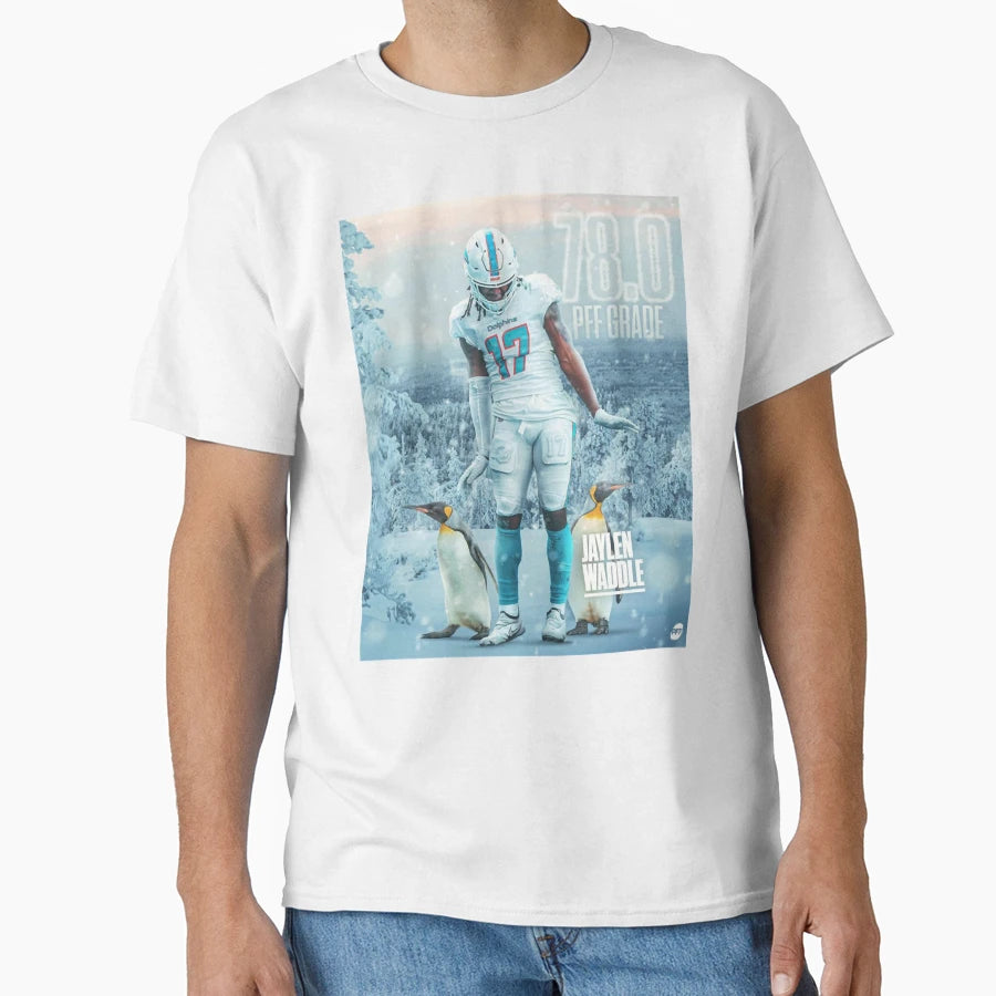 Jaylen Waddle T-Shirt - Graphic Print Unisex - T-Shirt, Sweatshirt, Hoodie