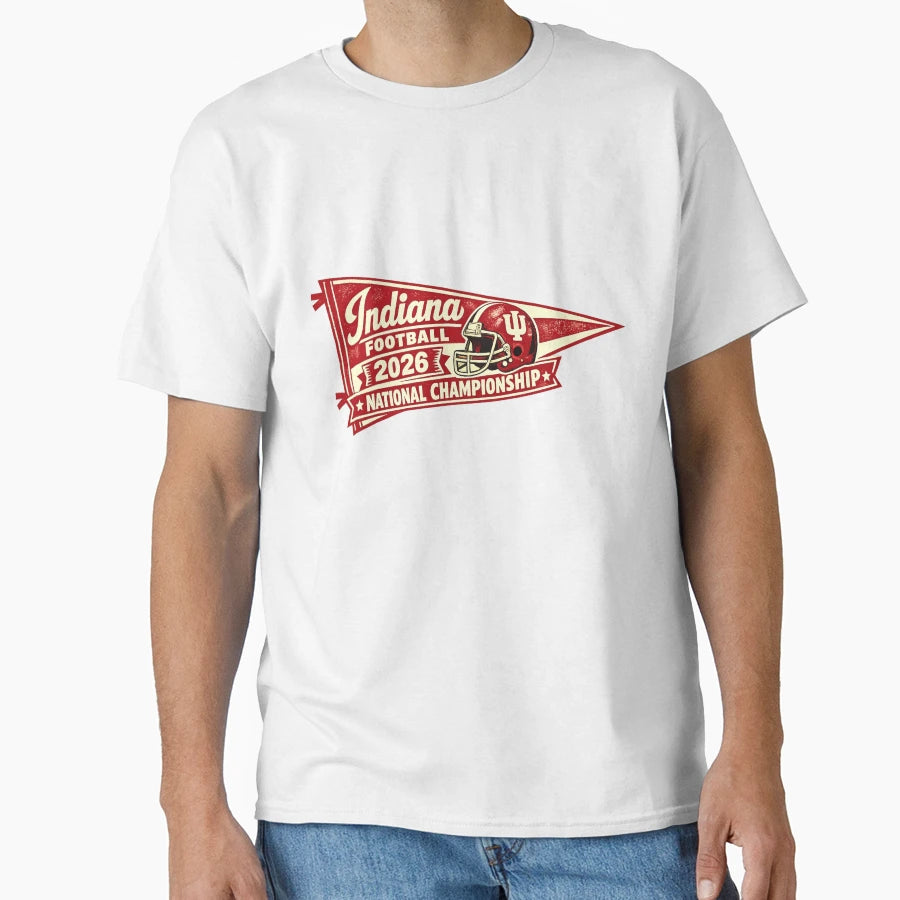 Indiana Football 2026 National T-Shirt - Trendy Graphic for Adults - T-Shirt, Sweatshirt, Hoodie