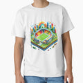 Colorful Football Stadium City T-Shirt - Minimalist Print Unisex - T-Shirt, Sweatshirt, Hoodie