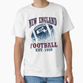New England Football T-Shirt - Custom Art Print Unisex - T-Shirt, Sweatshirt, Hoodie