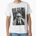 Jack Nicholson Smoking a Cigarette, Black and White - Adult & Kids T-Shirts, Sweatshirts & Hoodies apparel design preview 1