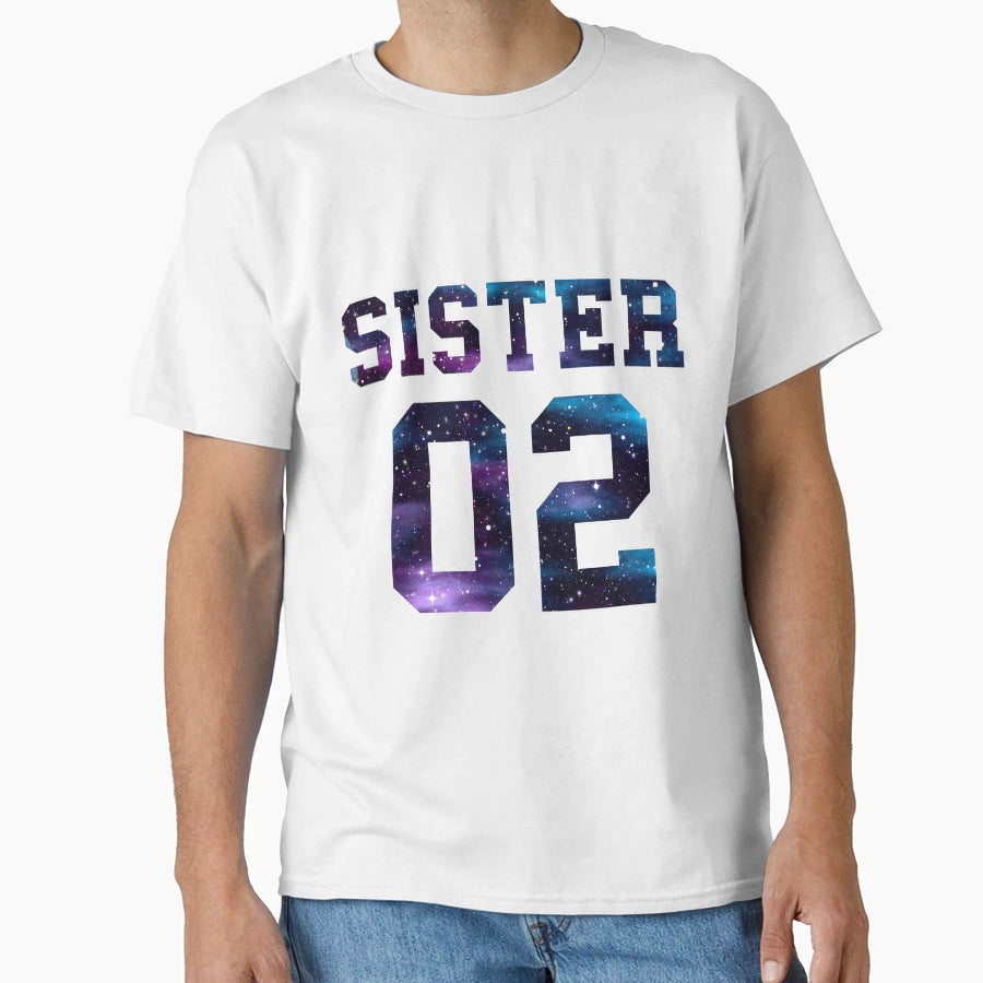 Sister 02 Sister Girlfriend T-Shirt - Custom Art Print Men Women - T-Shirt, Sweatshirt, Hoodie