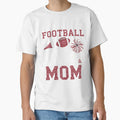 Loud Proud Football And Cheer Mom T-Shirt - Aesthetic Graphic for Adults - T-Shirt, Sweatshirt, Hoodie