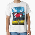 Illuminated Football Stadium Packed T-Shirt - Custom Art Print for Adults - T-Shirt, Sweatshirt, Hoodie