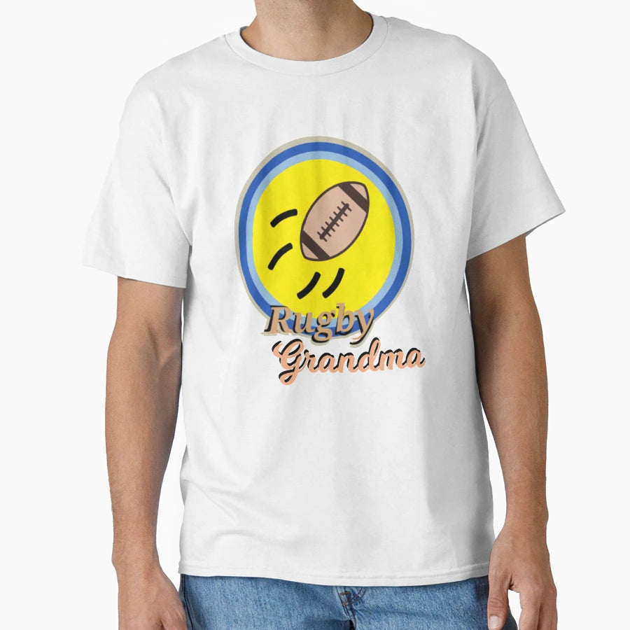 Rugby Grandma T-Shirt - Custom Art Print for Adults - T-Shirt, Sweatshirt, Hoodie