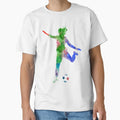 Female Soccer Player T-Shirt - Fun Novelty Design Unisex - T-Shirt, Sweatshirt, Hoodie