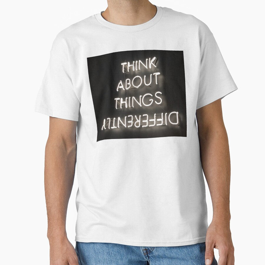 Think About Things Differently by storeInsight - Adult & Kids T-Shirts, Sweatshirts & Hoodies apparel design preview 1