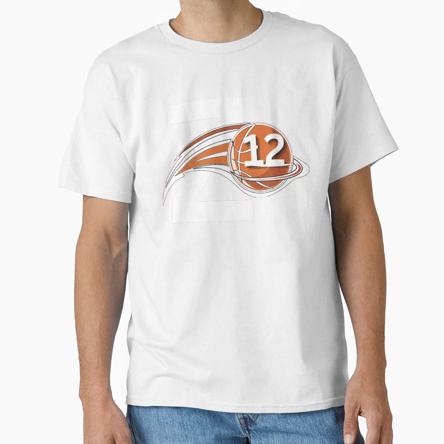 Basketball Number 12 T-Shirt - Casual Everyday Wear Men Women - T-Shirt, Sweatshirt, Hoodie