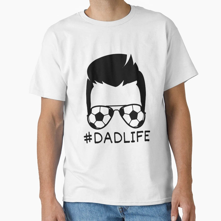Dad Life Face Soccer Sunglasses T-Shirt - Fun Novelty Design Unisex - T-Shirt, Sweatshirt, Hoodie