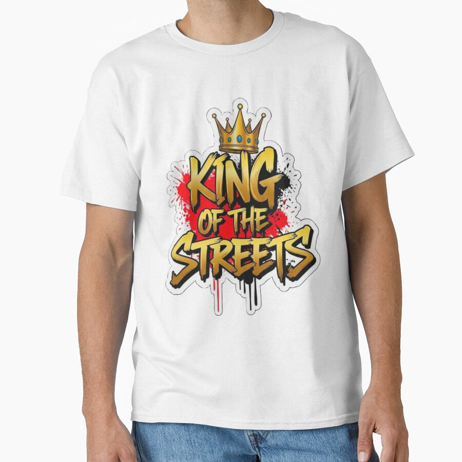 King of the Streets Urban Streetwear Graphic by - Adult & Kids T-Shirts, Sweatshirts & Hoodies apparel design preview 1