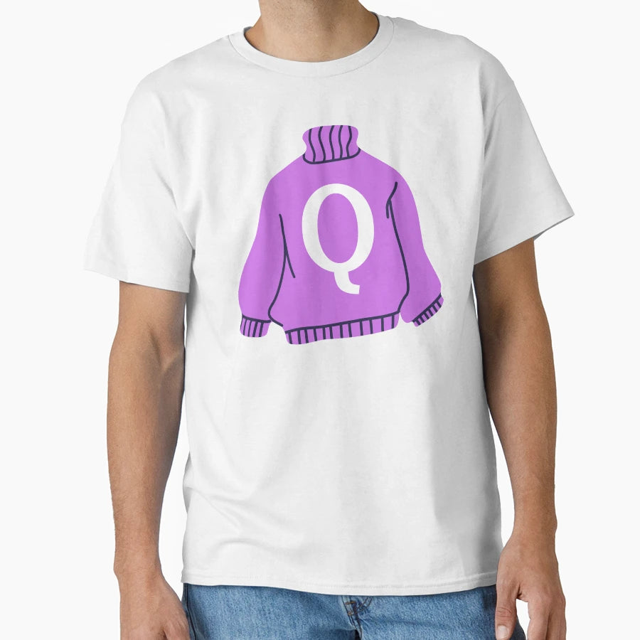 Letter T-Shirt - Aesthetic Graphic Men Women - T-Shirt, Sweatshirt, Hoodie