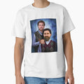 Kelce Brothers Portrait T-Shirt - Aesthetic Graphic Men Women - T-Shirt, Sweatshirt, Hoodie
