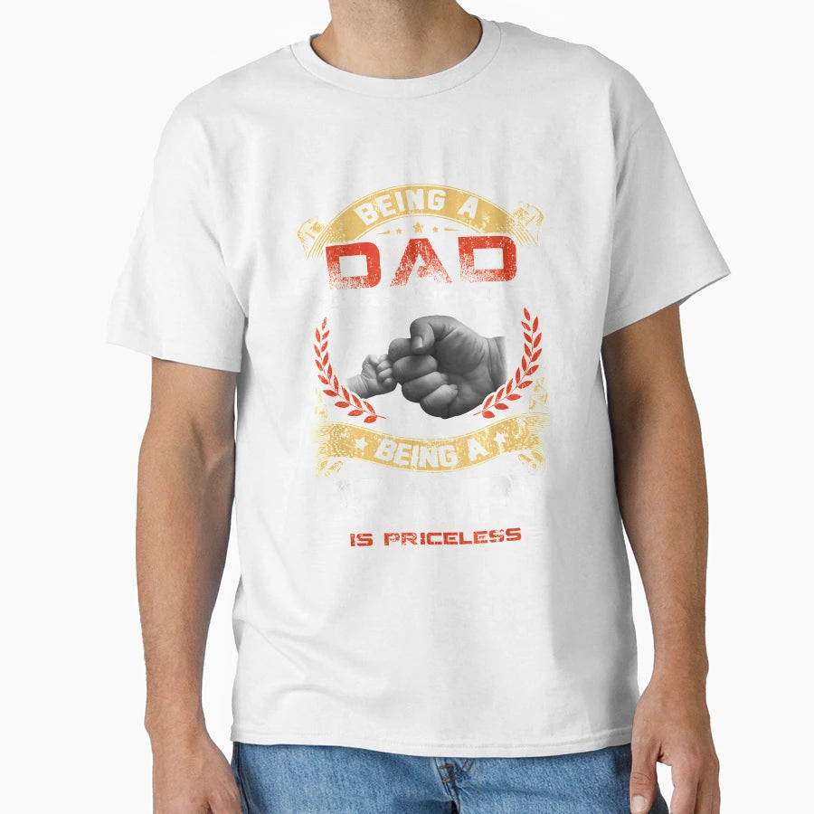 Mens Being Dad Honor Being Grampy Is T-Shirt - Novelty Apparel for Adults - T-Shirt, Sweatshirt, Hoodie
