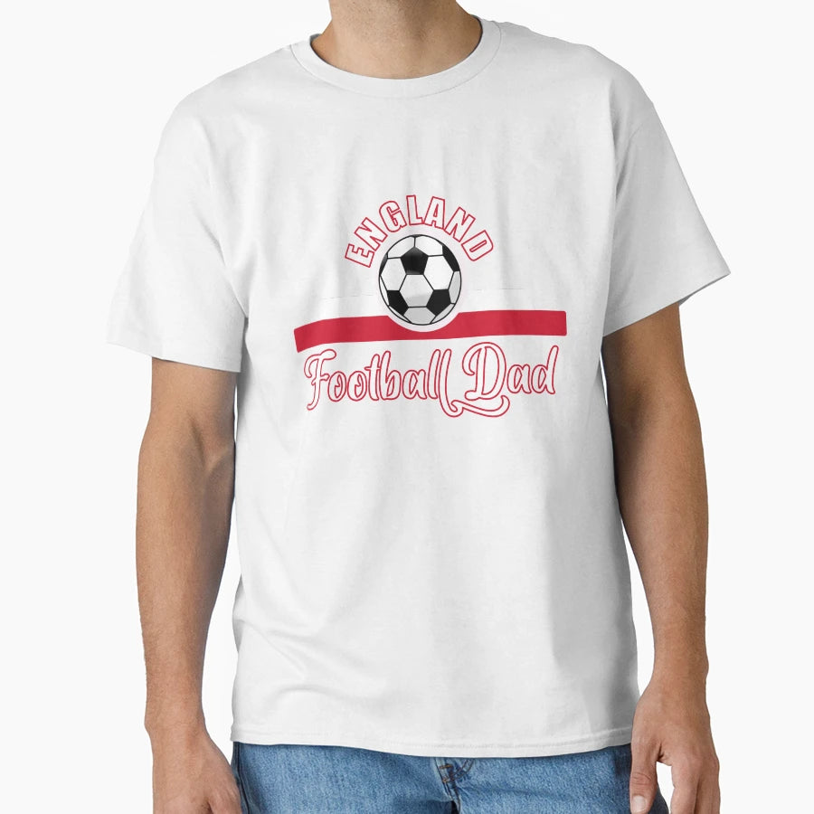 England Football Dad Fathers Day Euro T-Shirt - Novelty Apparel Men Women - T-Shirt, Sweatshirt, Hoodie