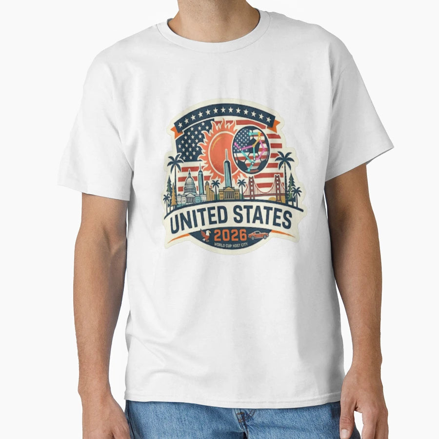 2026 Football Championship Host T-Shirt - Novelty Apparel for Adults - T-Shirt, Sweatshirt, Hoodie
