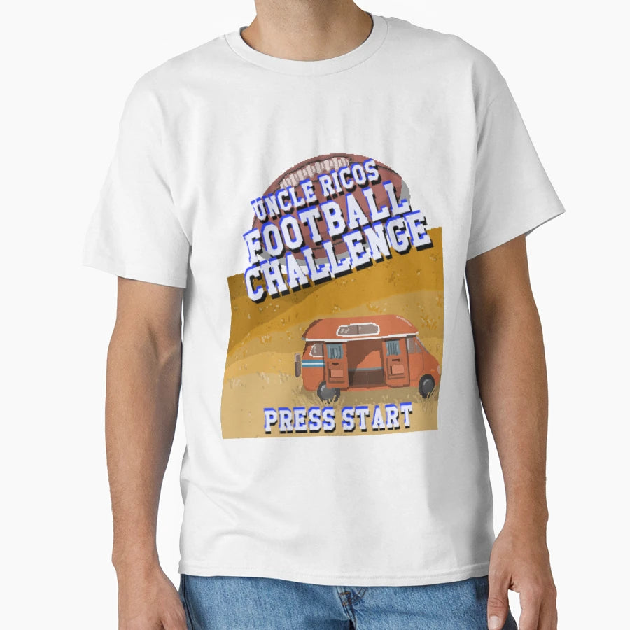 Uncle Ricos Football Challenge T-Shirt - Fun Novelty Design for Adults - T-Shirt, Sweatshirt, Hoodie