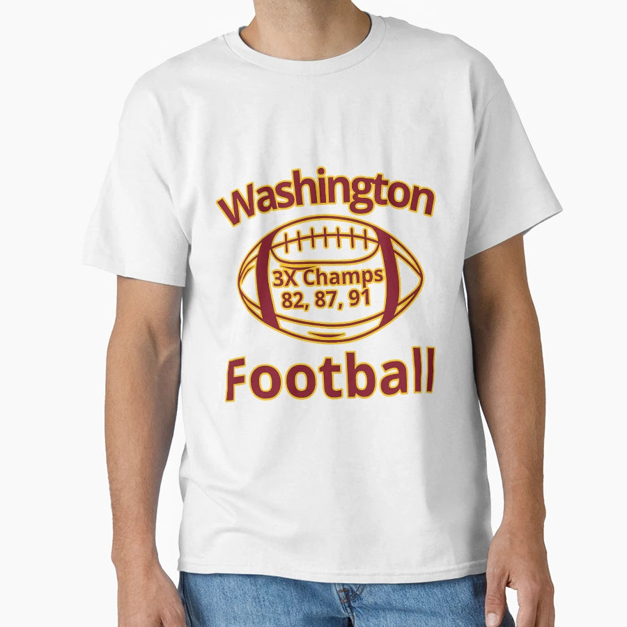 Washington Football Team Football T-Shirt - Casual Everyday Wear Unisex - T-Shirt, Sweatshirt, Hoodie