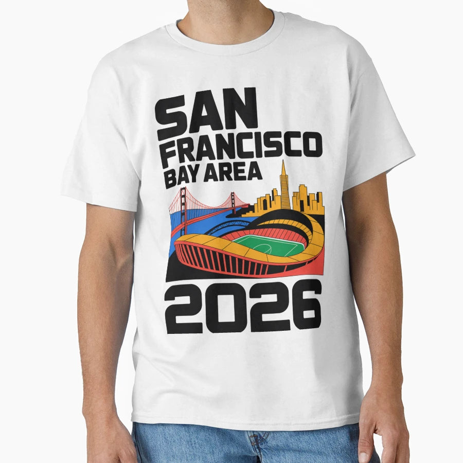 San Francisco Bay Area Golden Gate T-Shirt - Casual Everyday Wear Unisex - T-Shirt, Sweatshirt, Hoodie