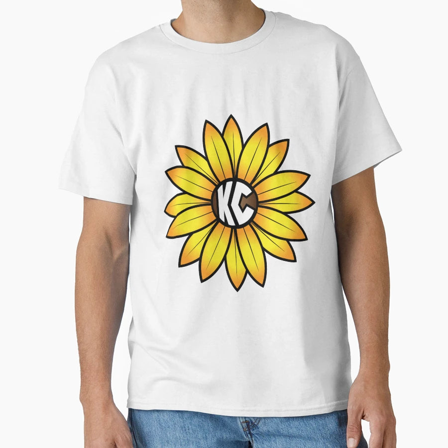 Kc Sunflower T-Shirt - Custom Art Print for Adults - T-Shirt, Sweatshirt, Hoodie