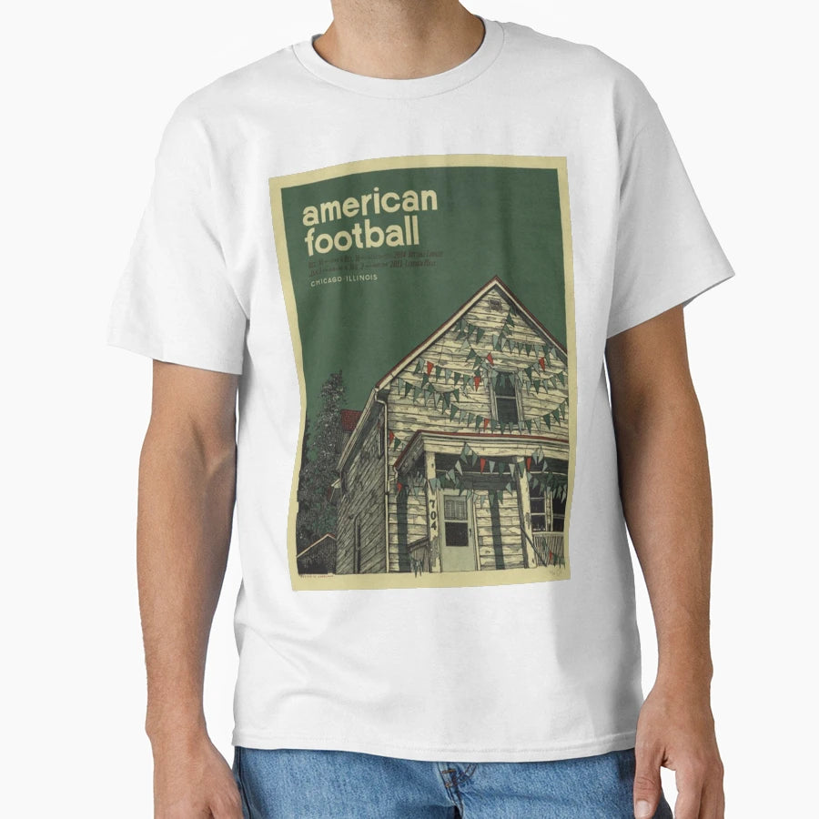 American Football House T-Shirt - Trendy Graphic Men Women - T-Shirt, Sweatshirt, Hoodie