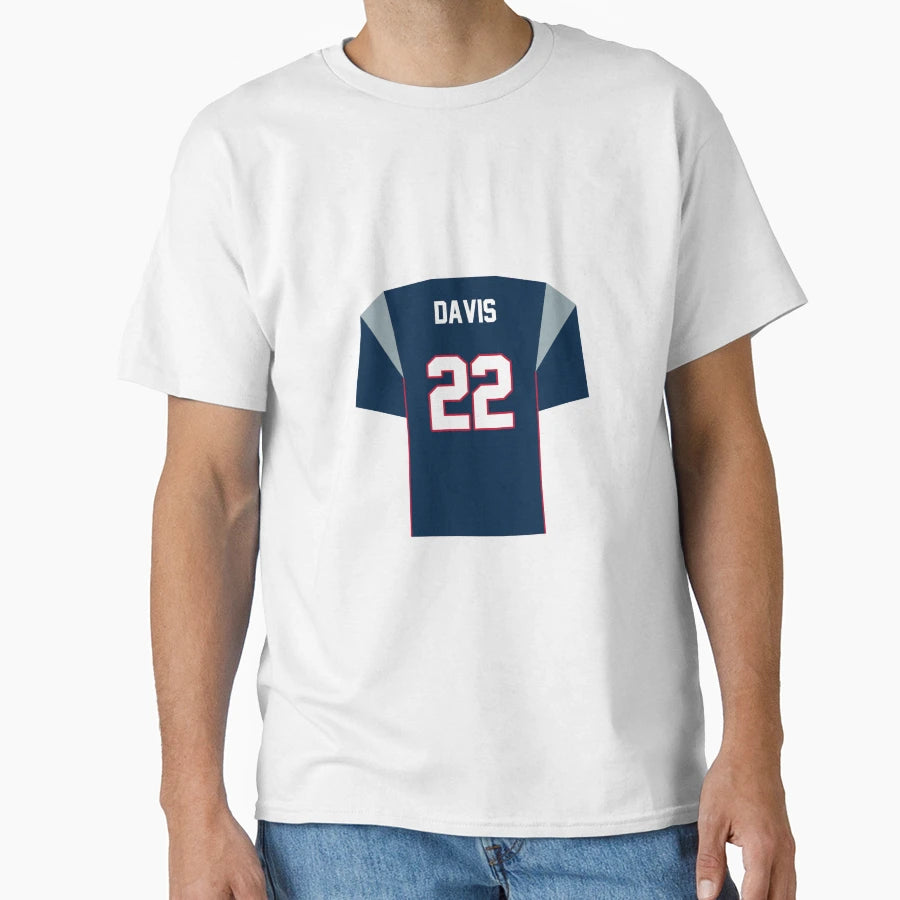 Cody Davis Patriots Jersey T-Shirt - Custom Art Print Men Women - T-Shirt, Sweatshirt, Hoodie