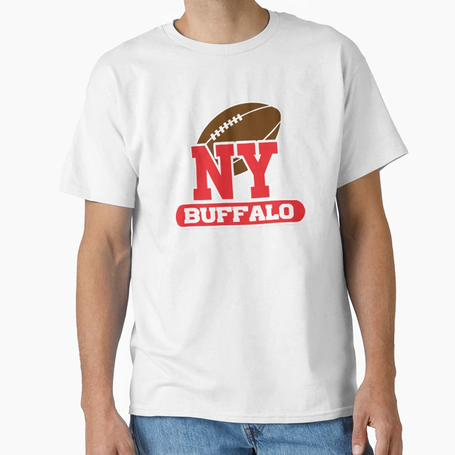 Buffalo Football T-Shirt - Minimalist Print Men Women - T-Shirt, Sweatshirt, Hoodie