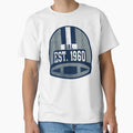 Dallas Throwback Football Helmet T-Shirt - Casual Everyday Wear for Adults - T-Shirt, Sweatshirt, Hoodie