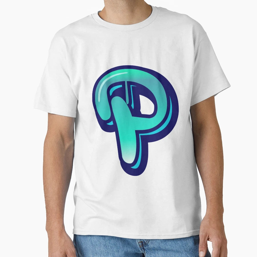 Alphabet P Graffiti Letters Letter P T-Shirt - Custom Art Print for Adults - T-Shirt, Sweatshirt, Hoodie