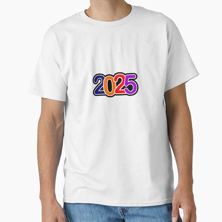 Happy New Year 2025 T-Shirt - Trendy Graphic Unisex - T-Shirt, Sweatshirt, Hoodie