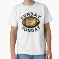 Sunday Funday Football T-Shirt - Trendy Graphic for Adults - T-Shirt, Sweatshirt, Hoodie