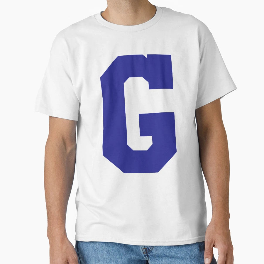 Alphabet Blue G Sports Letter G T-Shirt - Graphic Print Men Women - T-Shirt, Sweatshirt, Hoodie