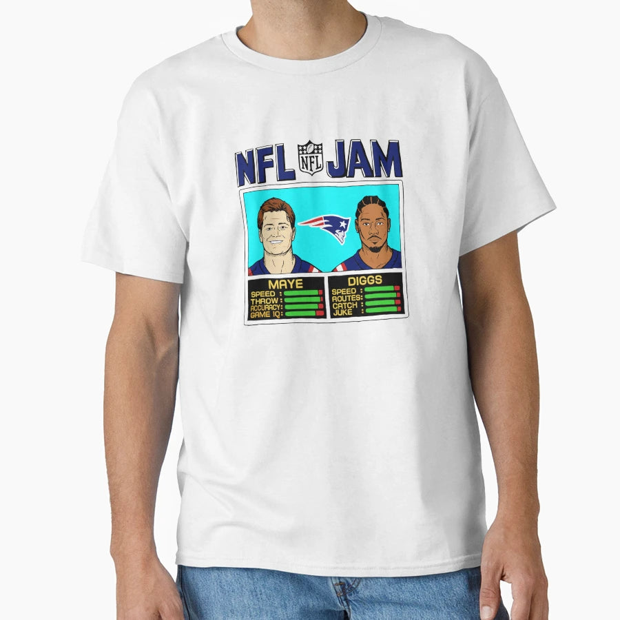New England Patriots Drake Maye SD T-Shirt - Casual Everyday Wear Unisex - T-Shirt, Sweatshirt, Hoodie