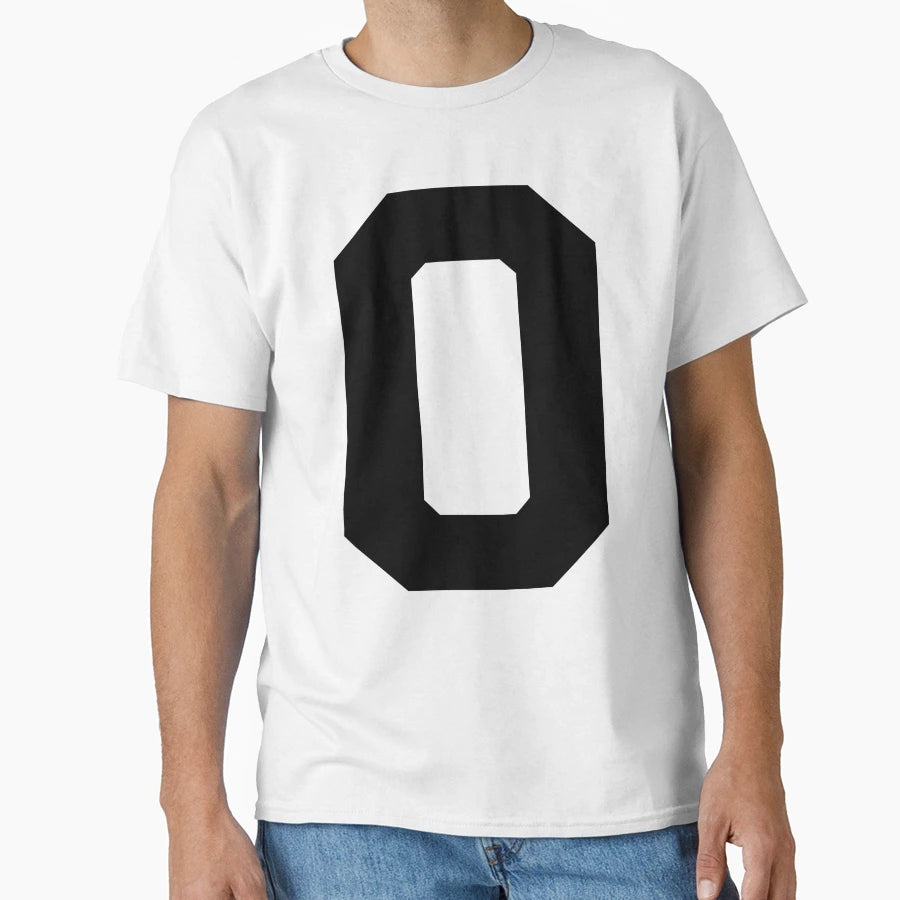 Number 0 Black Zero Sports Number 0 T-Shirt - Trendy Graphic Men Women - T-Shirt, Sweatshirt, Hoodie